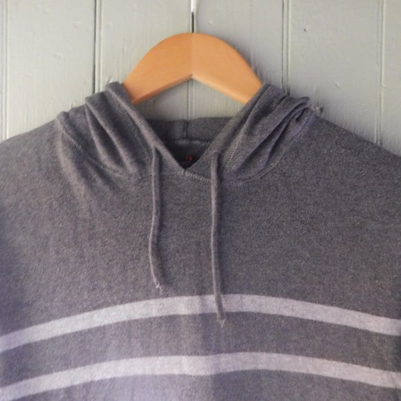 Striped Drawstring Hoodie Sweatshirt - Picture 8 of 12